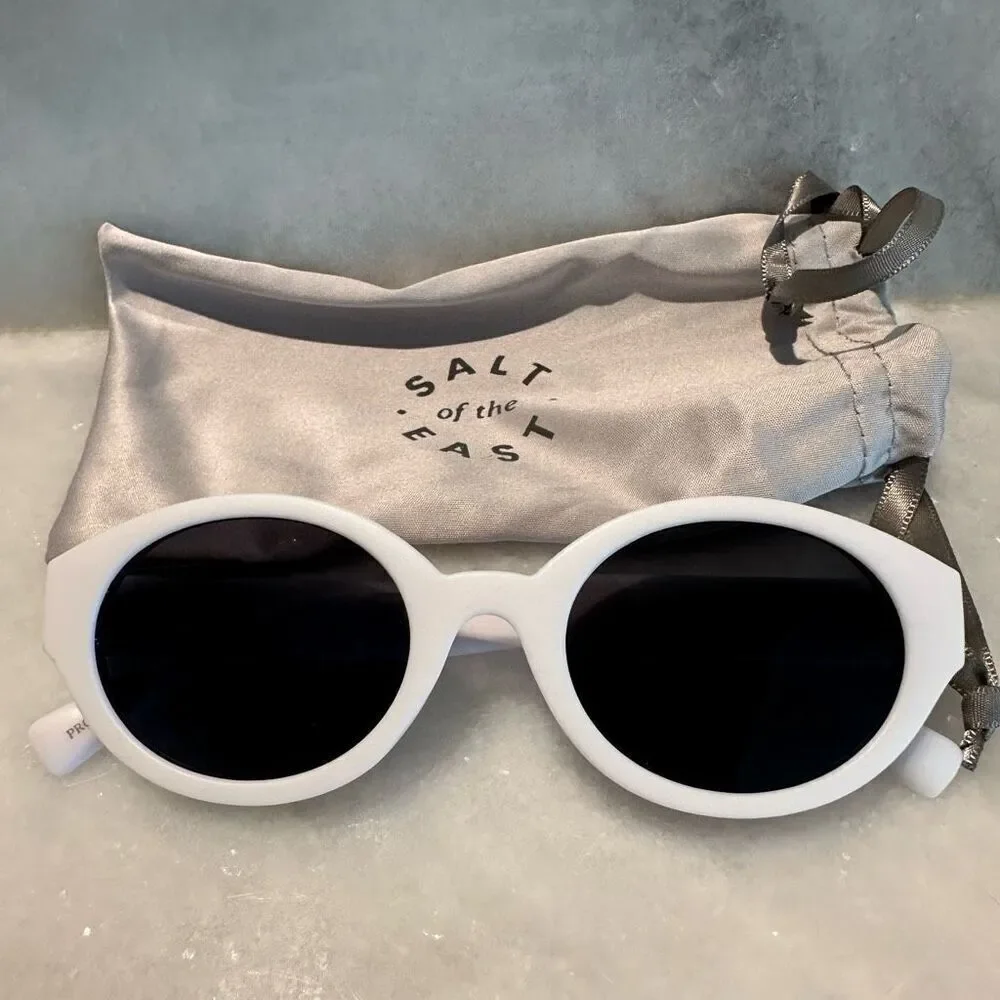 NWT Nectar Atypical Salt Of The East Eyewear Sunglasses White Black OS